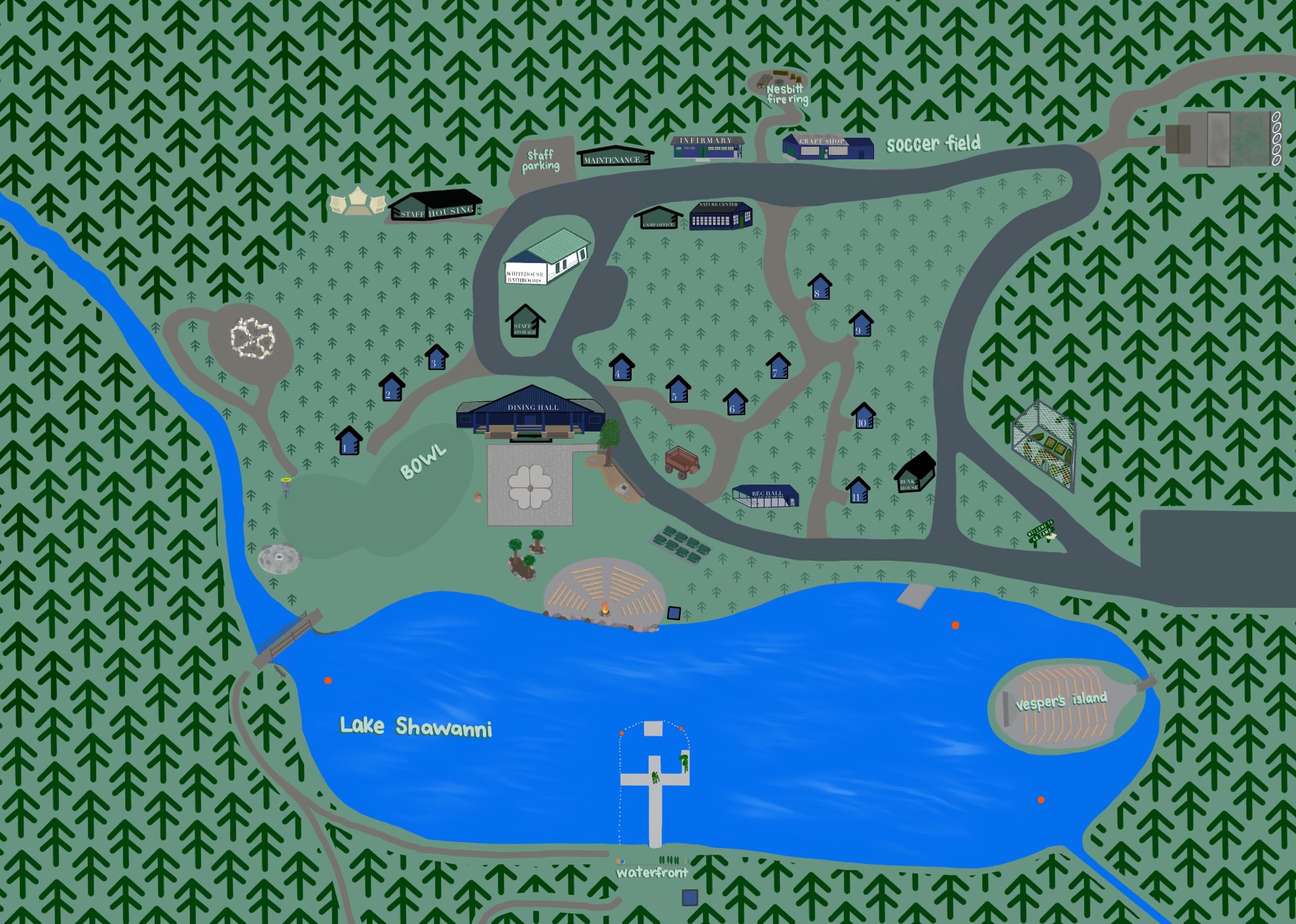 Camp Map